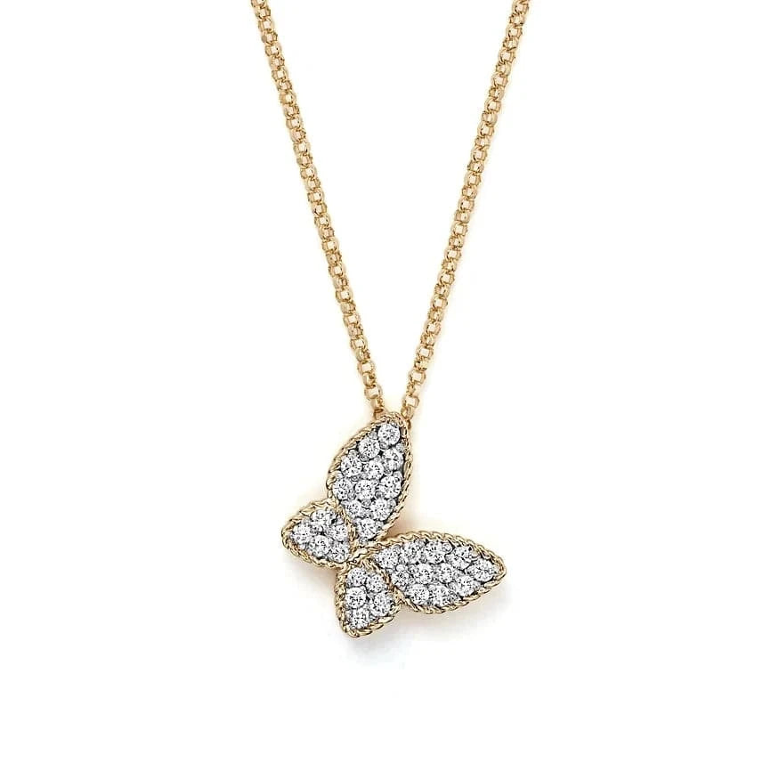 Roberto Coin Princess Diamond Butterfly Pendant