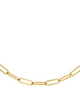 Yellow Gold Layered Basics 24" Paperclip Chain - Skeie's Jewelers