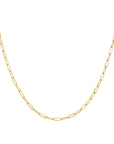 Yellow Gold Layered Basics 24" Paperclip Chain - Skeie's Jewelers