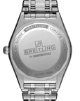 Breitling Chronomat Automatic 36mm Mint Green Dial on stainless steel strap - Caseback