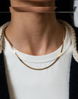 Gold Herringbone Chain Necklace - Skeie's Jewelers