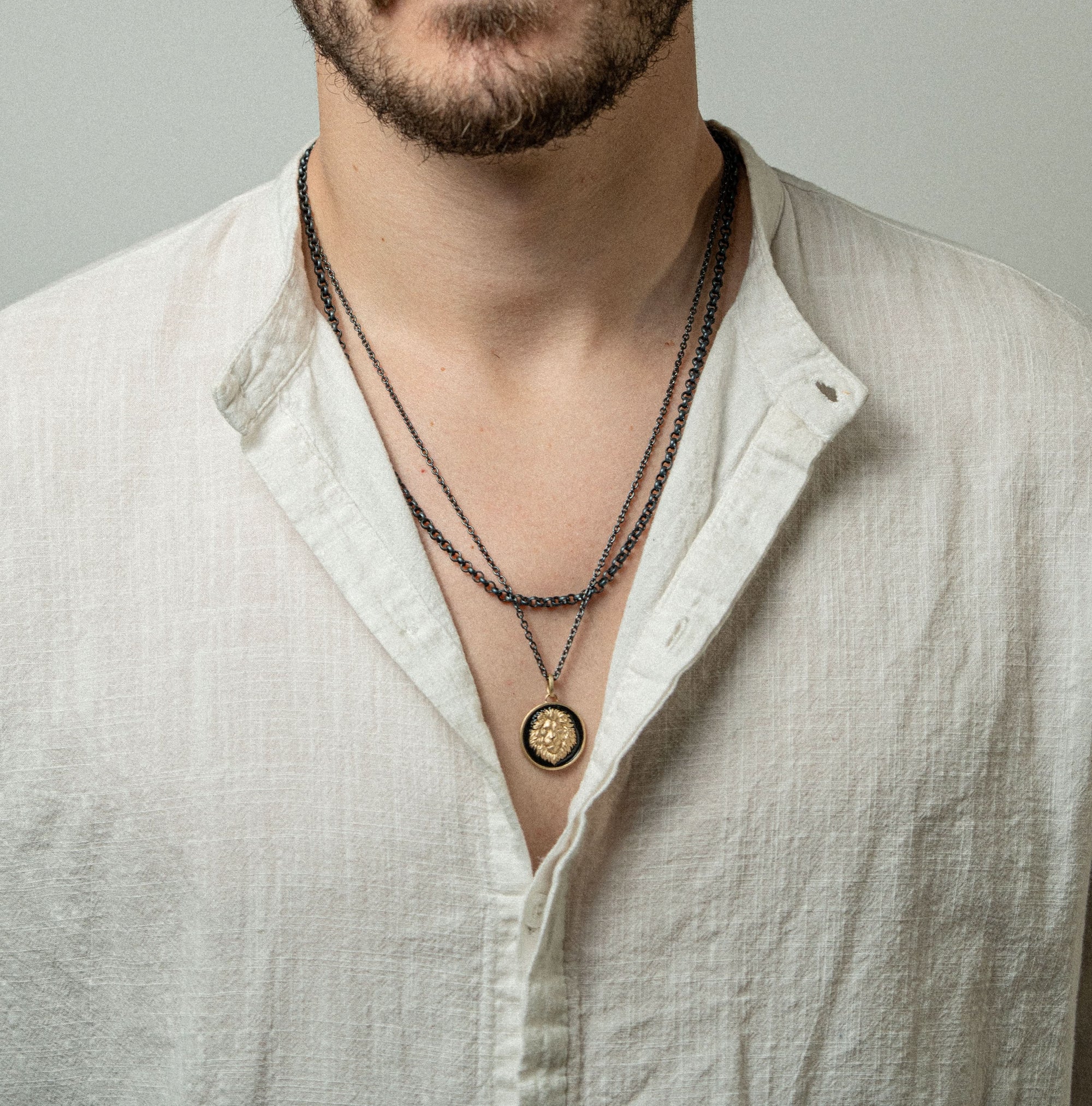 The Bijou Lion Medallion Pendant - Skeie's Jewelers