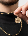 The Bijou Bull Medallion Pendant - Skeie's Jewelers