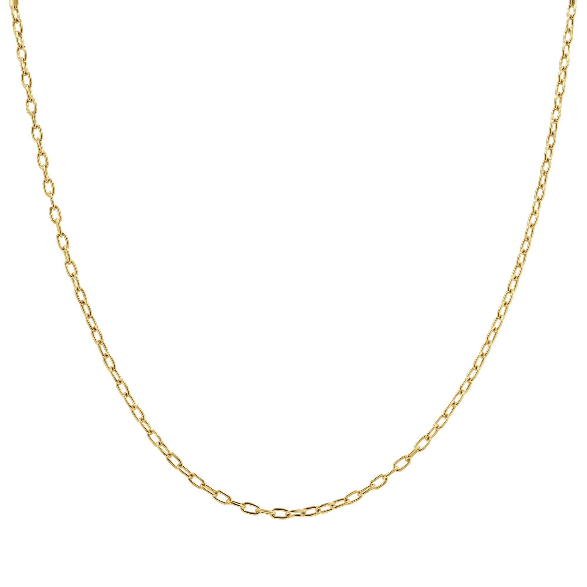 Yellow Gold Everyday Open-Link 24" Chain - Skeie's Jewelers