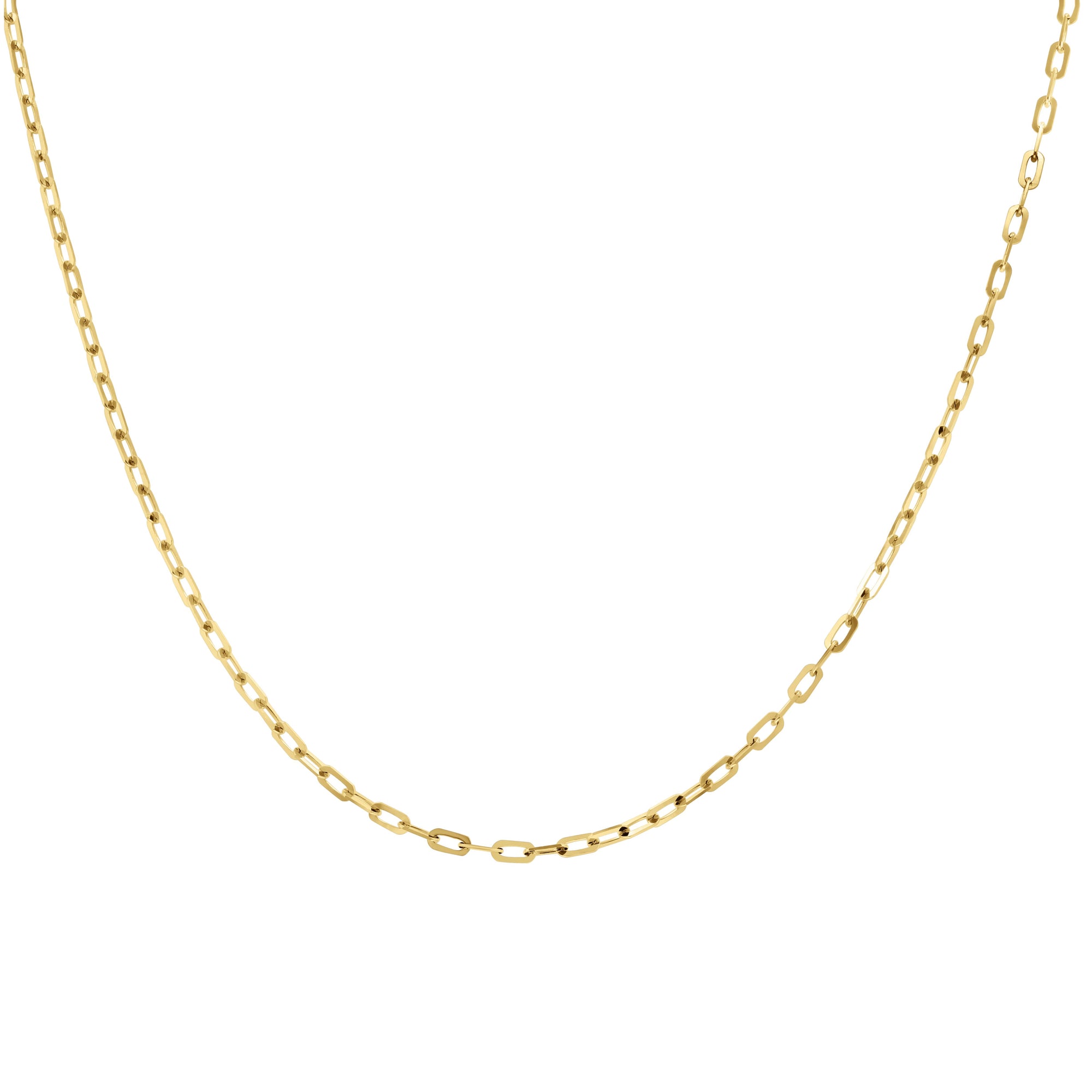 Yellow Gold Layered Basics Mini Paperclip Chain - Skeie's Jewelers
