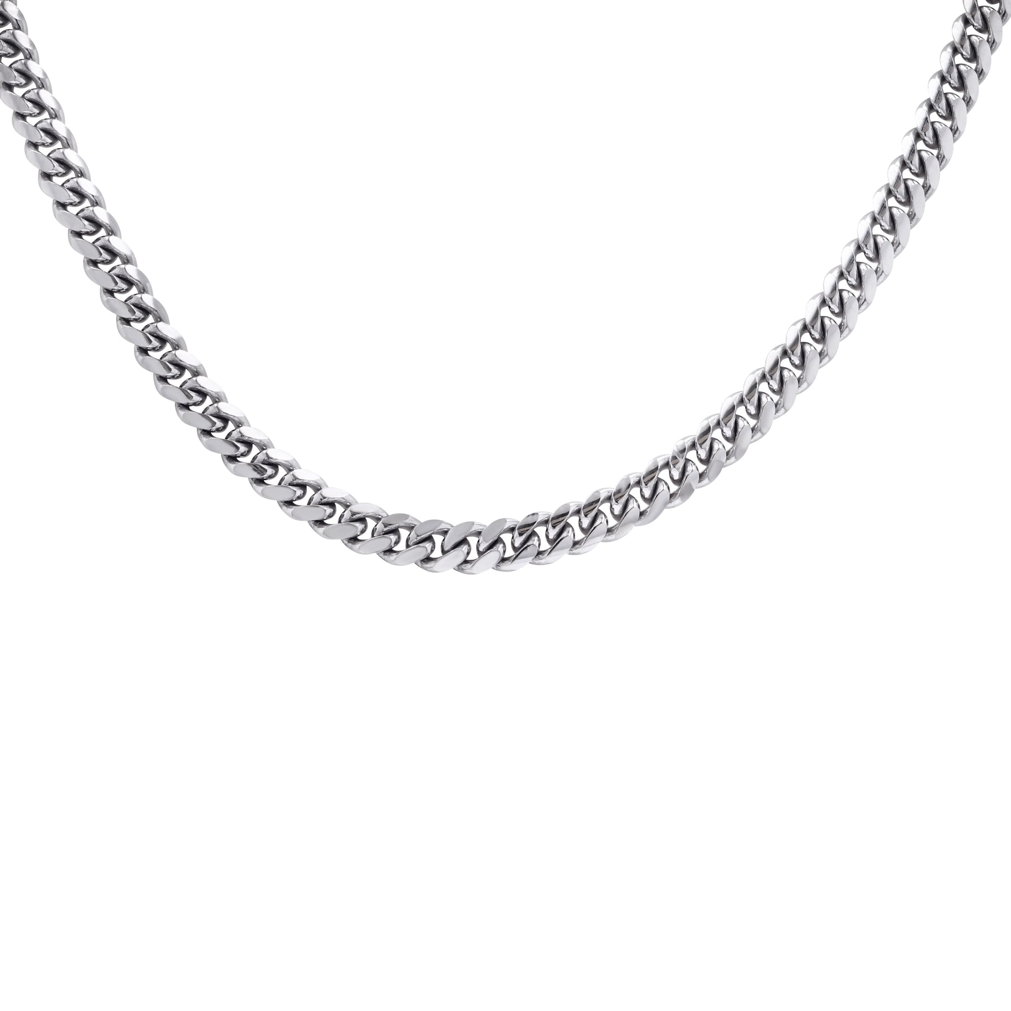 3.9mm White Gold 22" Curb Chain - Skeie's Jewelers