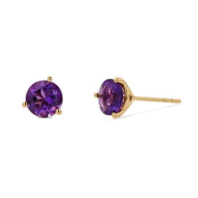 Amethyst Studs - Skeie's Jewelers
