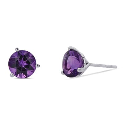 Amethyst Studs - Skeie's Jewelers