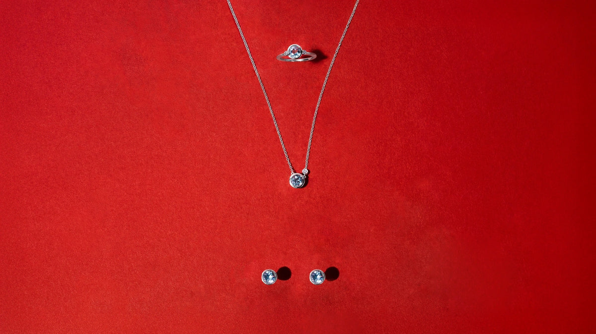 Gabriel & Co Sterling Silver Birthstone Sets