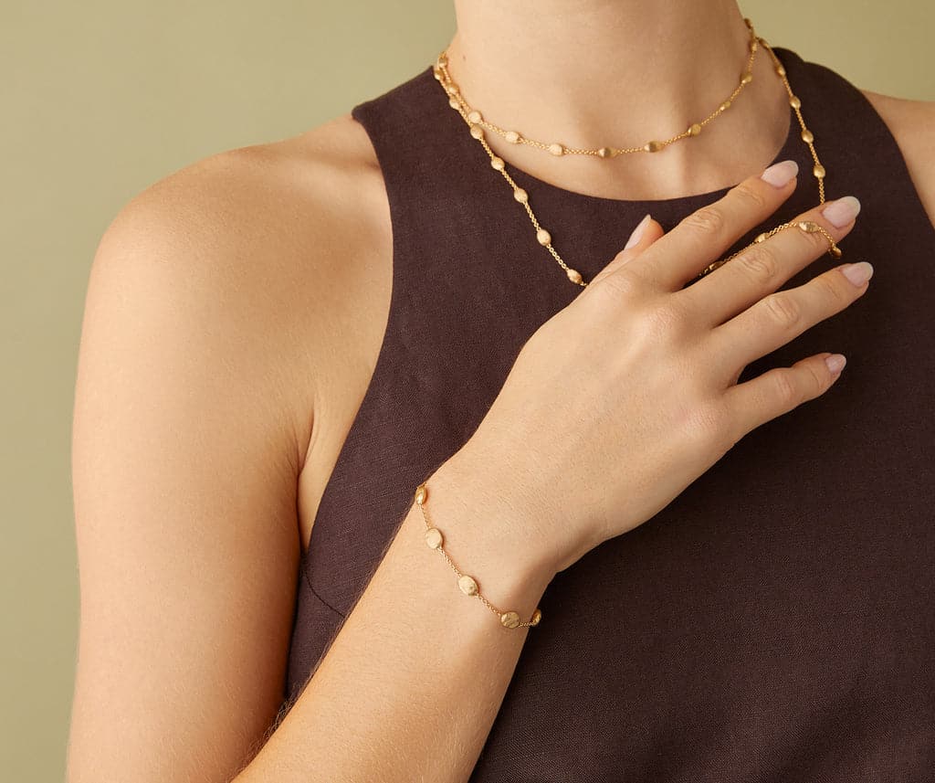 Marco Bicego® 'Siviglia' Collection 18K Yellow Gold Medium Bead Bracelet - Skeie's Jewelers