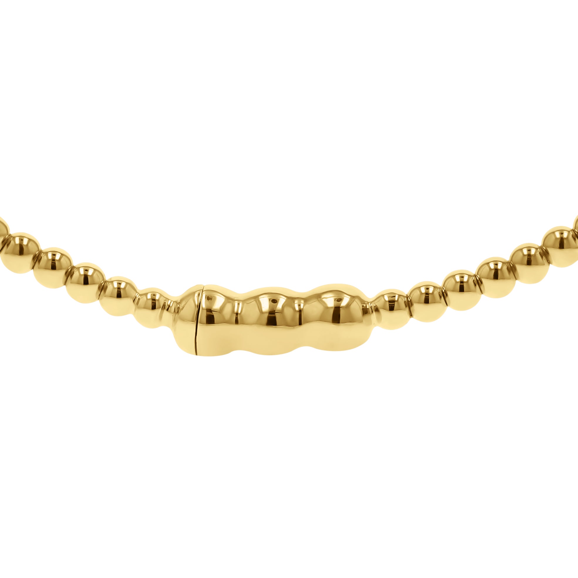 Gabriel & Co. Bujukan Graduated Bead Open Bangle - Skeie's Jewelers