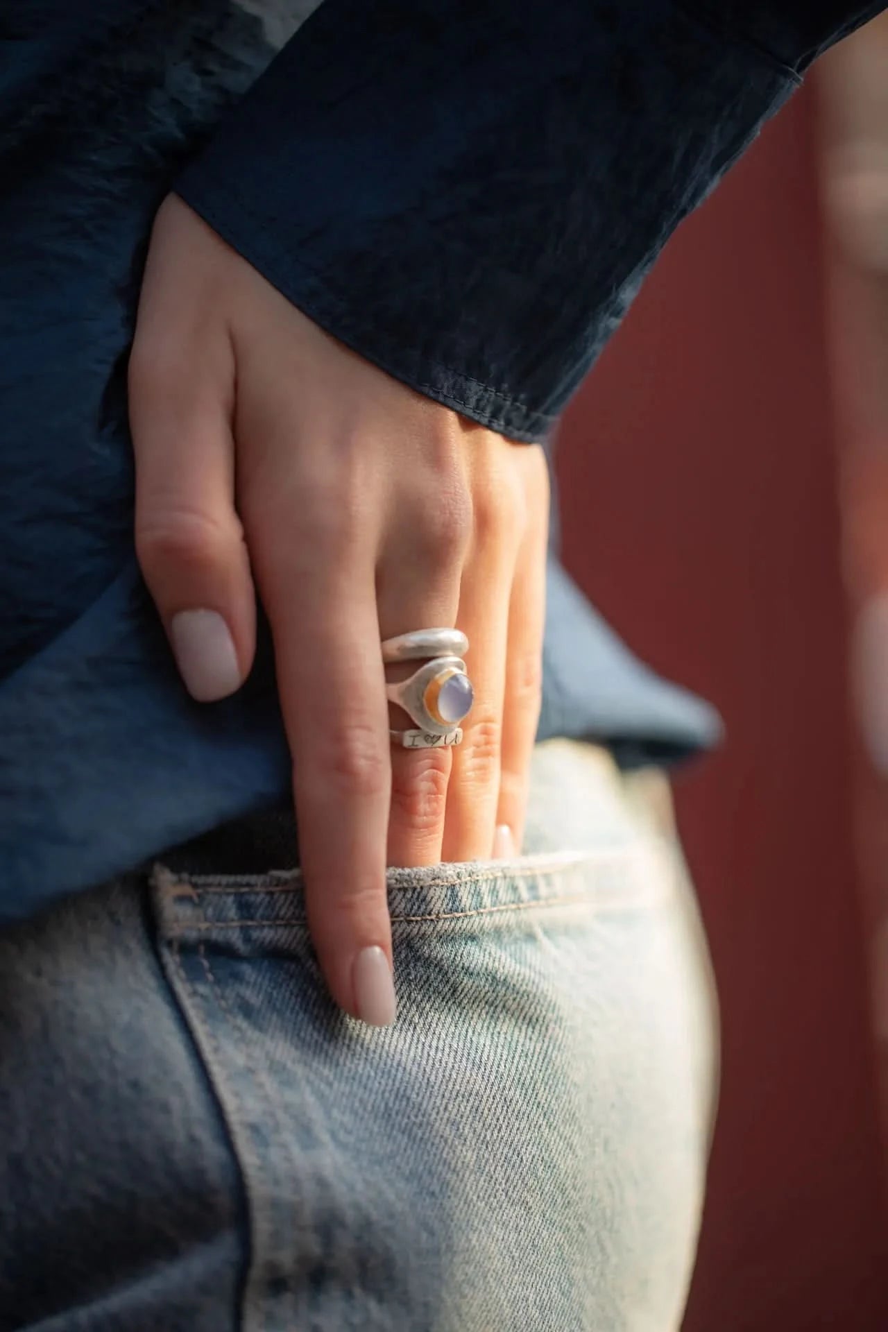 Lika Behar Stockton “I Love U” Ring - Skeie's Jewelers