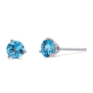 Blue Topaz Studs - Skeie's Jewelers