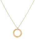 Yellow Gold Circle Pendant Necklace by Marco Bicego - Skeie's Jewelers