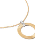 Yellow Gold Circle Pendant Necklace by Marco Bicego - Skeie's Jewelers