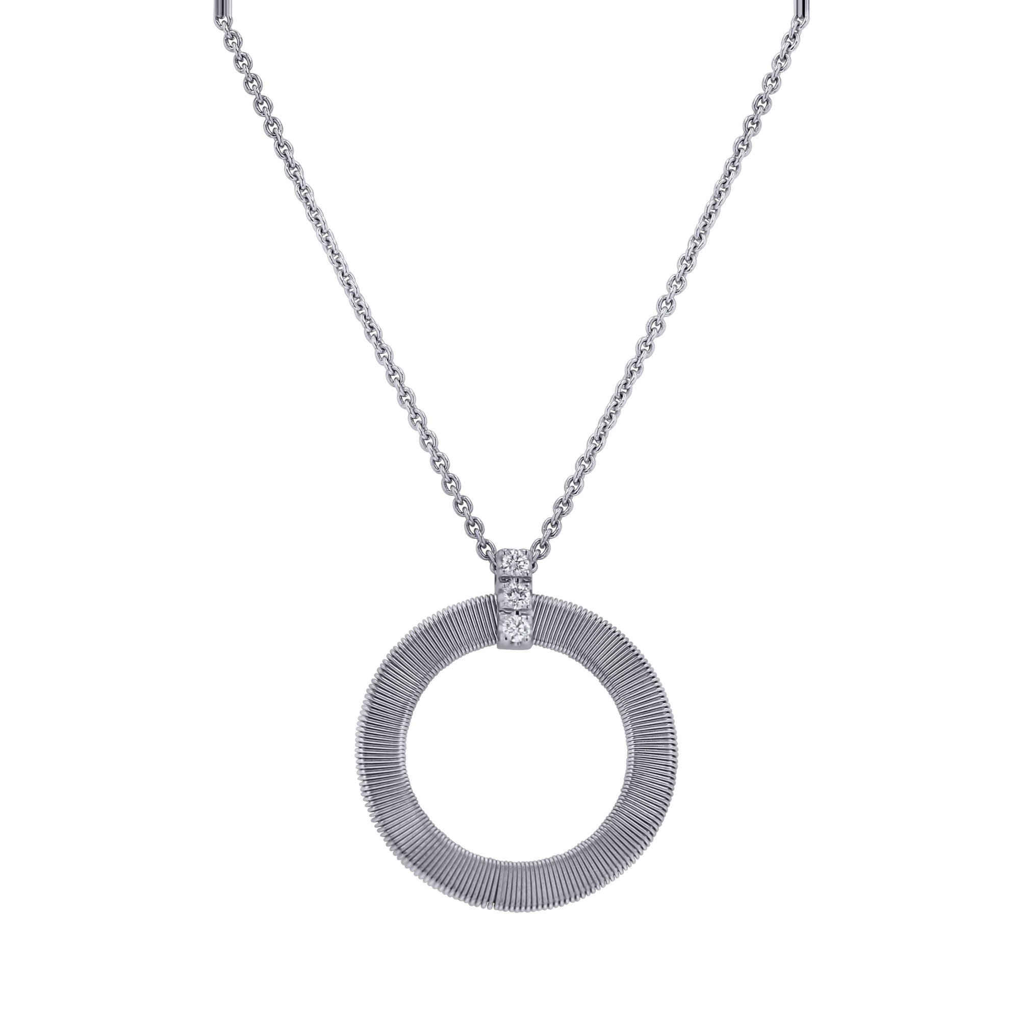 Marco Bicego® 'Masai' Yellow Gold Circle Pendant Necklace - Skeie's Jewelers
