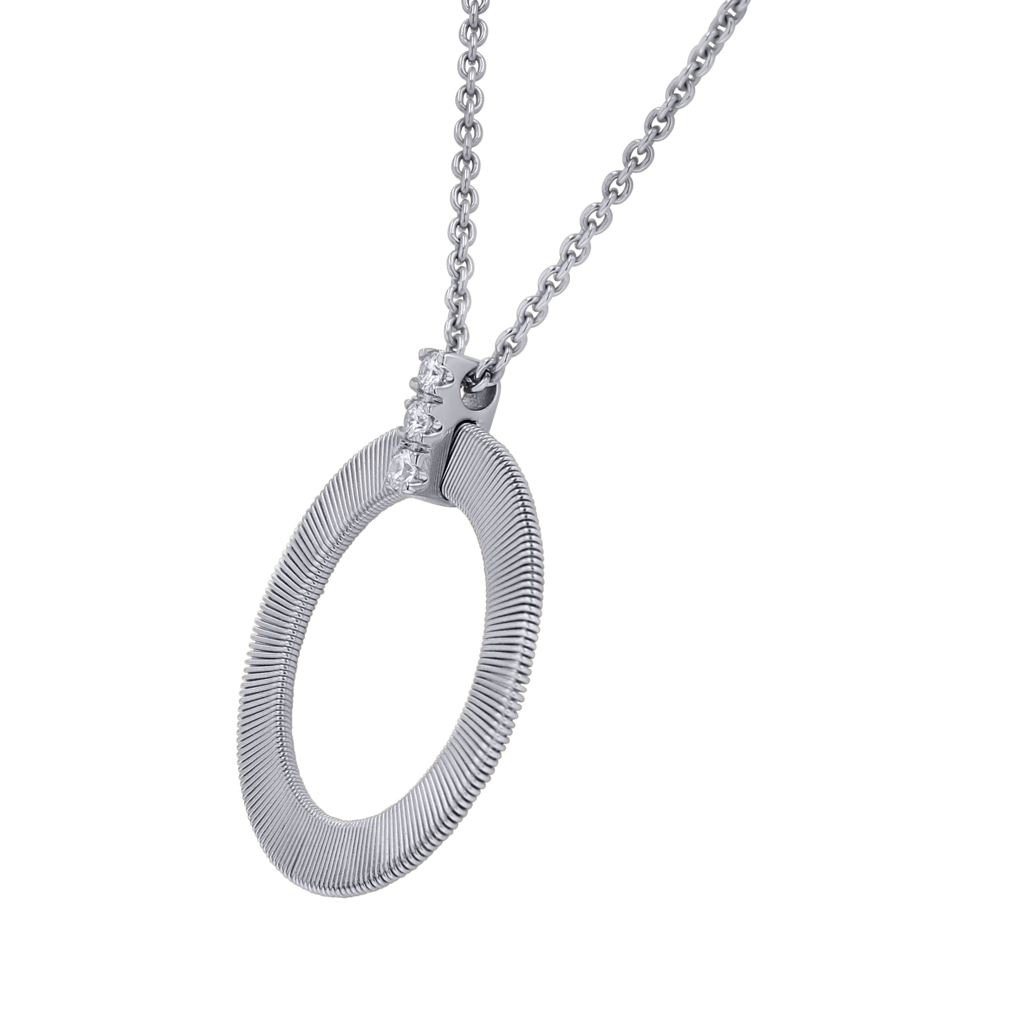 Marco Bicego® 'Masai' Yellow Gold Circle Pendant Necklace - Skeie's Jewelers