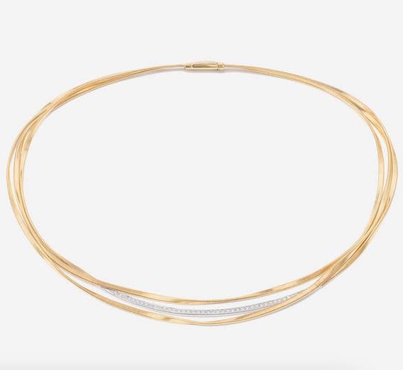 Marco Bicego® 3-Strand Collar Necklace - Skeie's Jewelers