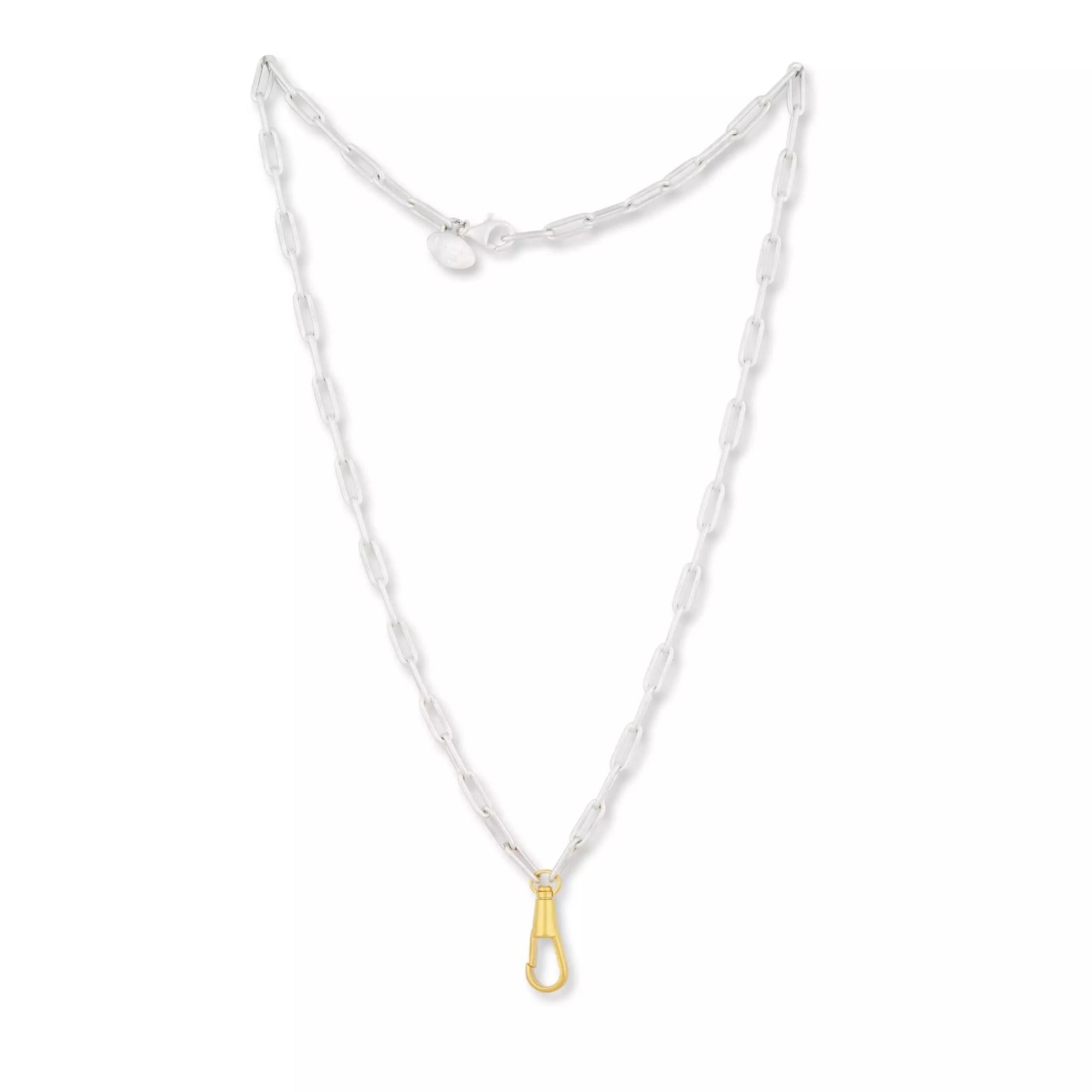 Lika Behar Sterling Silver 'Clipski' Chain and Charm Clasp - Skeie's Jewelers