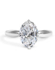 Signature Oval Diamond Solitaire Engagement Ring - Skeie's Jewelers