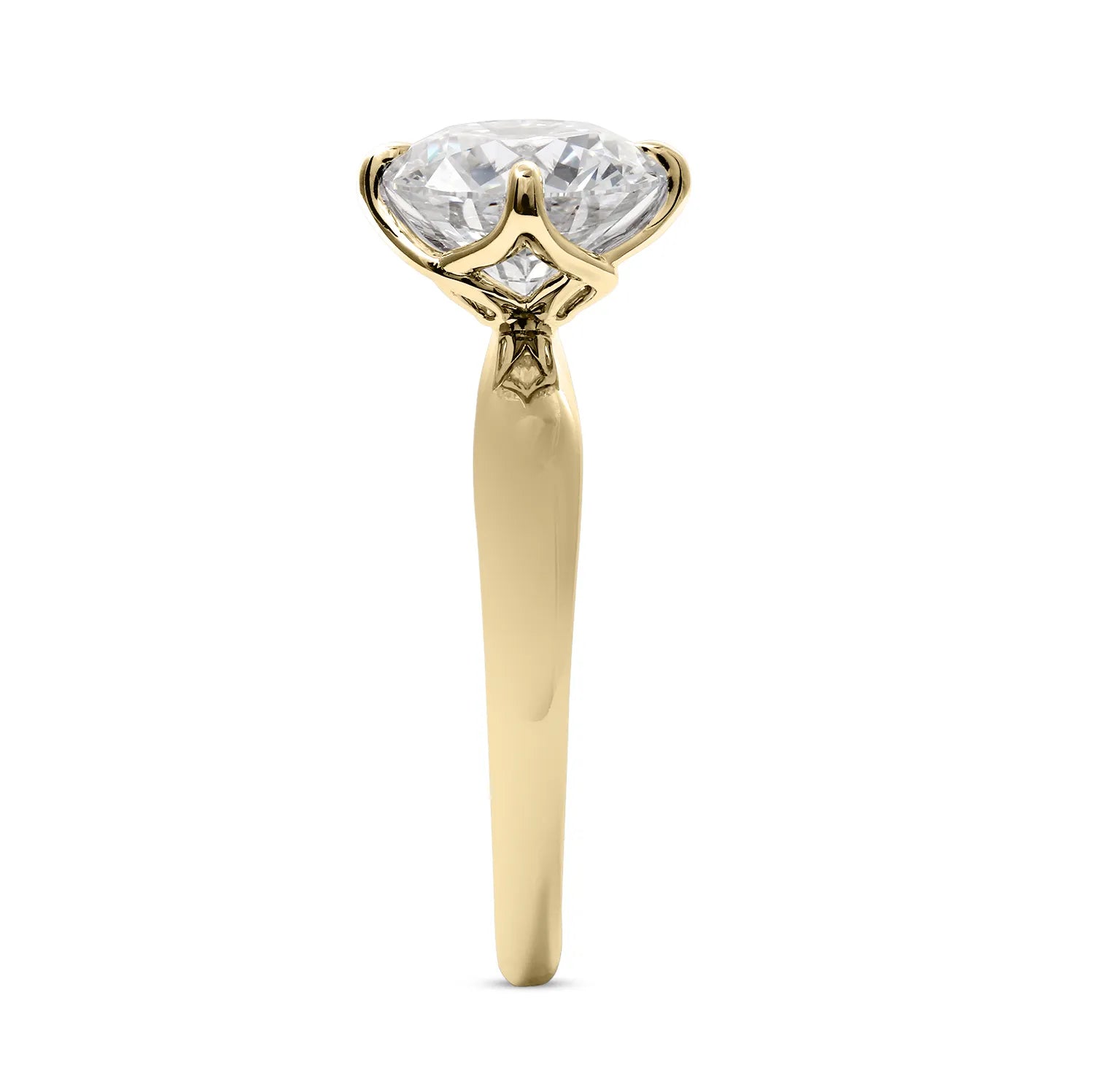 Signature Round Diamond Solitaire Engagement Ring - Skeie's Jewelers