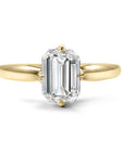 Emerald Cut Lab-Diamond Solitaire Engagement Ring - Skeie's Jewelers