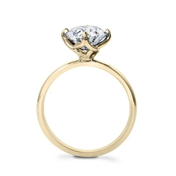 Signature Round Diamond Solitaire Engagement Ring - Skeie's Jewelers