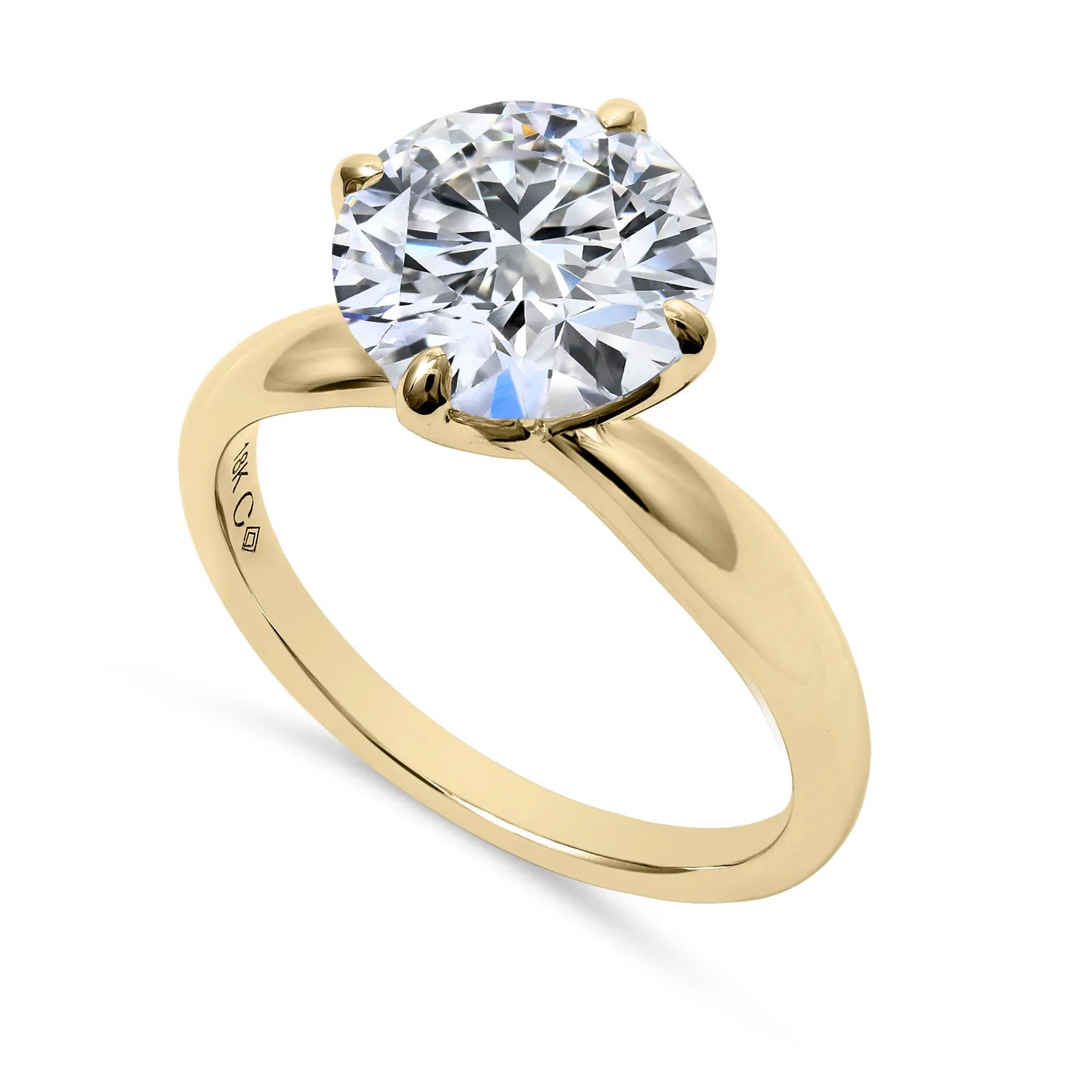 Signature Round Diamond Solitaire Engagement Ring - Skeie's Jewelers