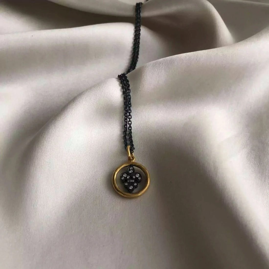 Lika Behar Circle Pendant Necklace