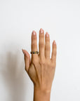 Lika Behar Yellow Gold & Oxidized Silver 'Carla' Link Ring - Skeie's Jewelers