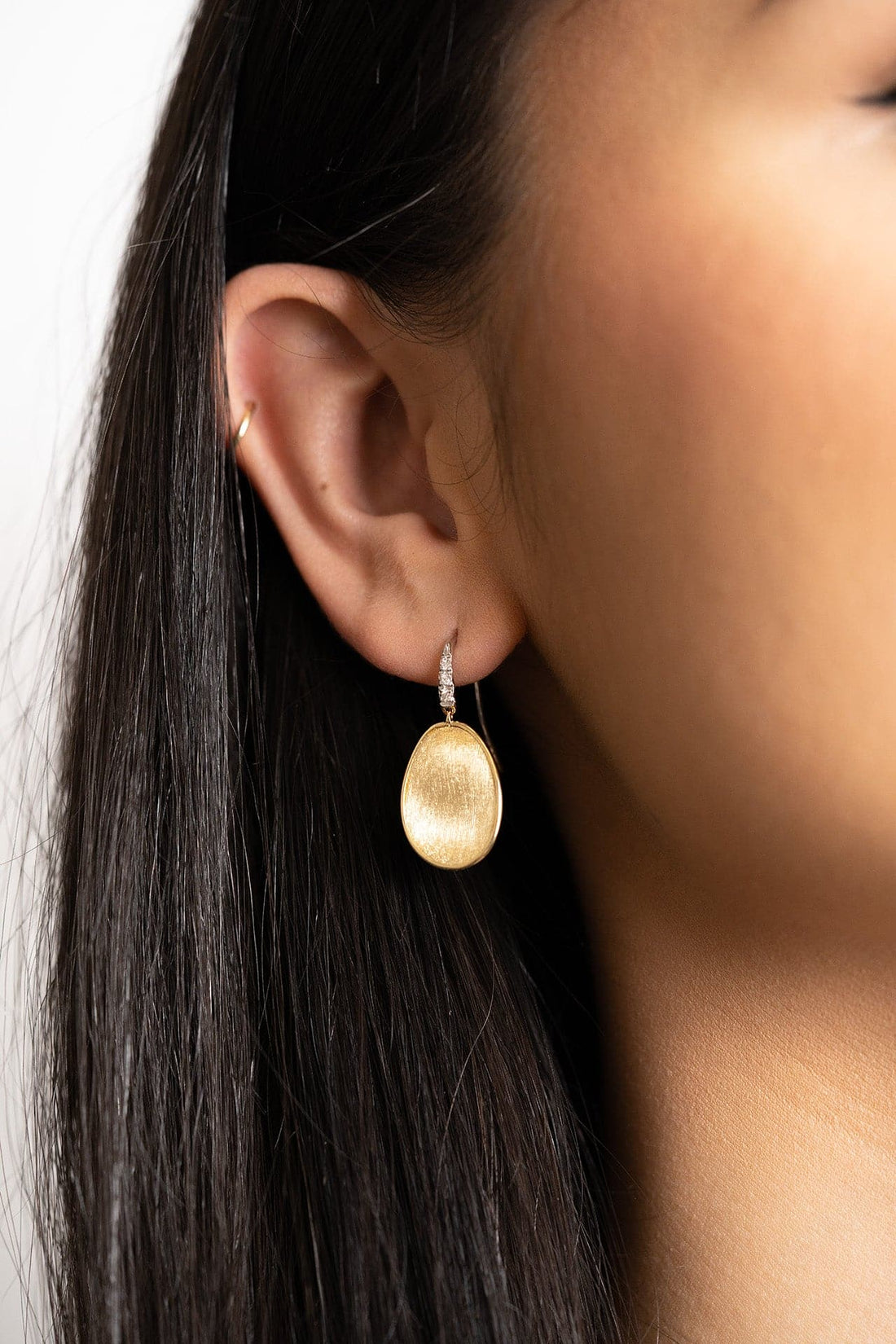 Marco Bicego® 'Lunaria' Diamond Dangle Earrings - Skeie's Jewelers