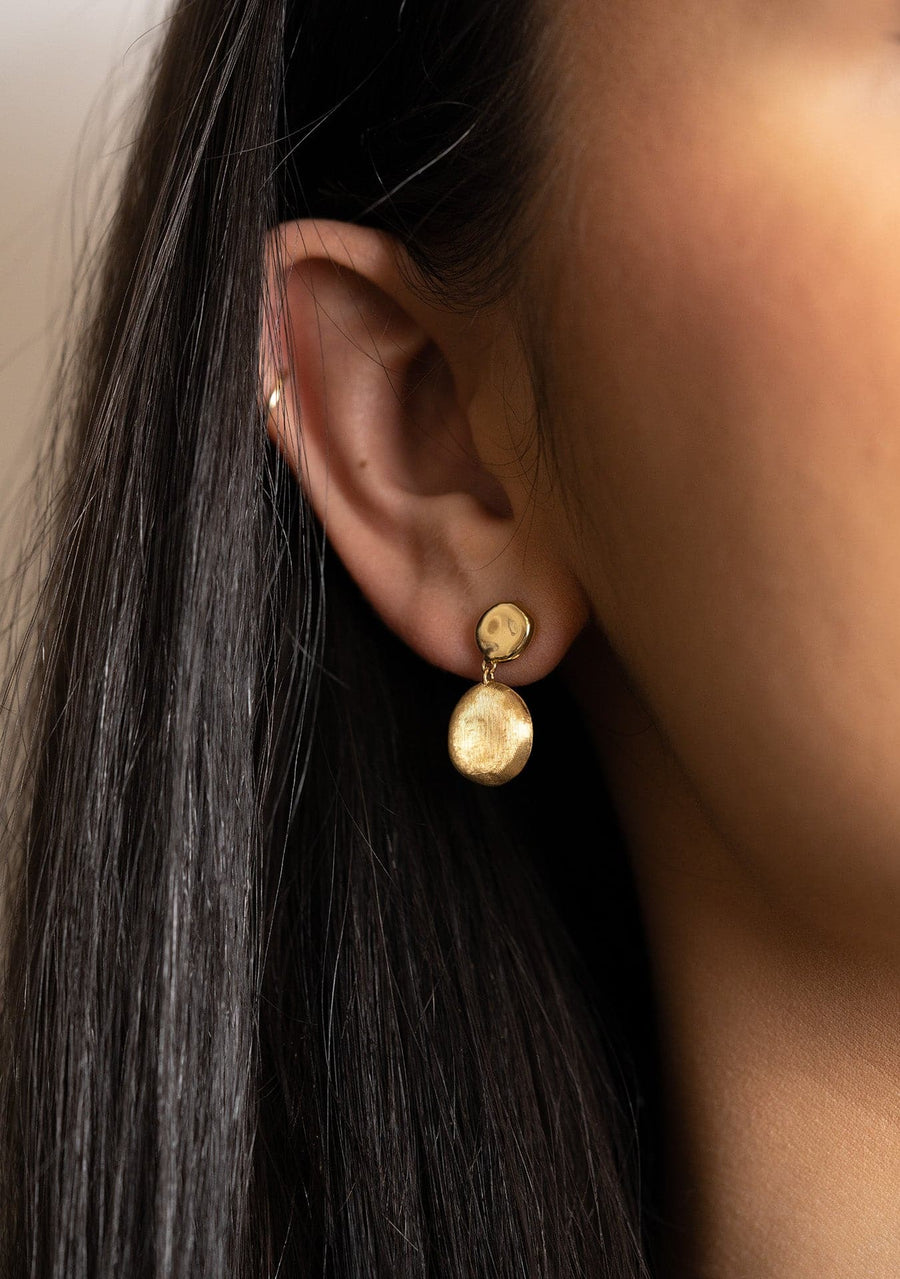 Marco Bicego® 'Jaipur' Gold Circle Drop Earrings - Skeie's Jewelers