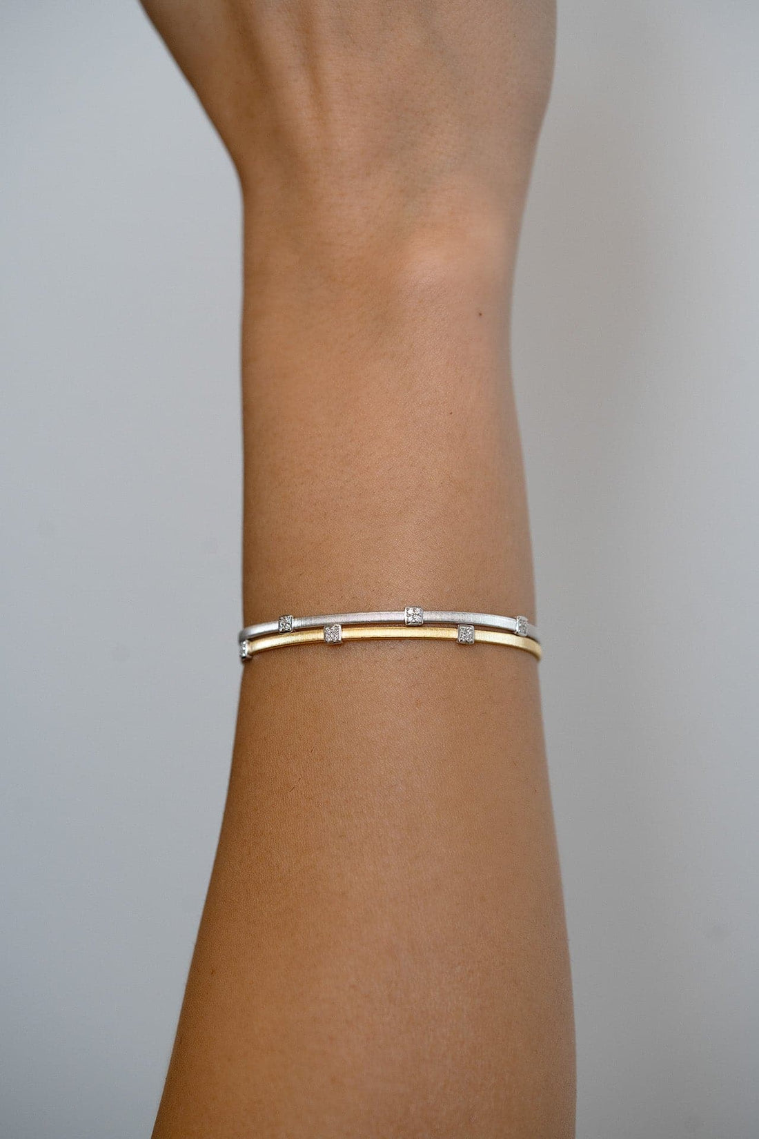 Marco Bicego® 'Masai' Gold & Diamond Three Station Bracelet - Skeie's Jewelers