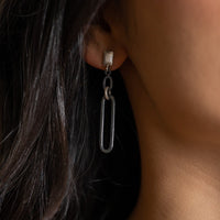 Lika Behar Sterling Silver Chill Link Dangle Earrings - Skeie's Jewelers