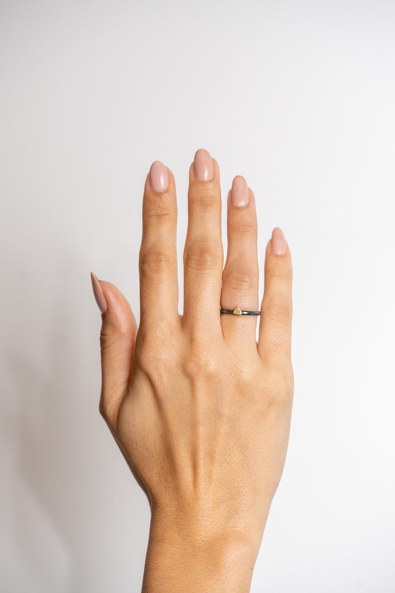 Lika Behar Yellow Gold & Oxidized Sterling Silver Diamond Geometric Ring - Skeie's Jewelers