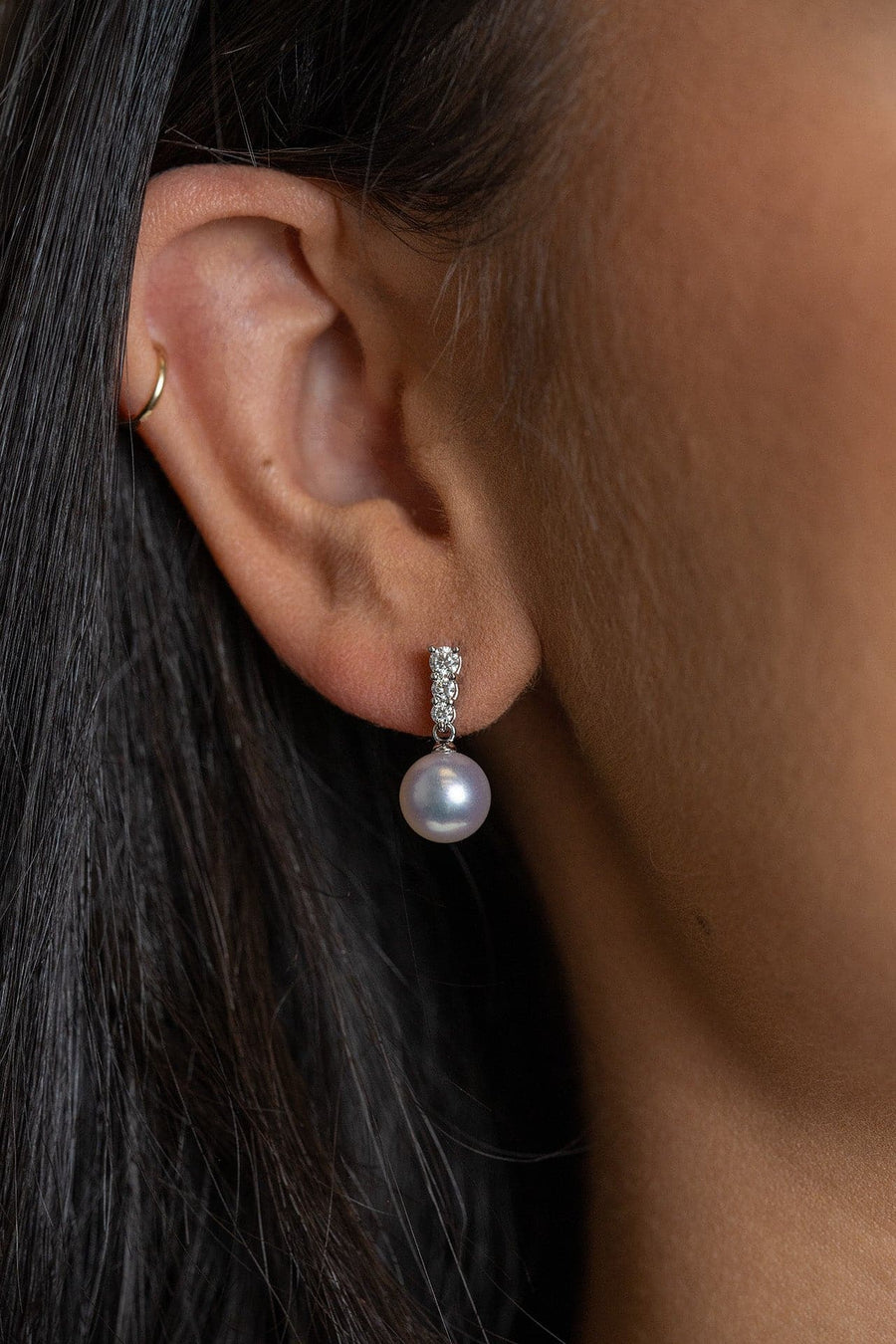 Mikimoto Morning Dew Akoya Cultured Pearl Earrings - Skeie's Jewelers