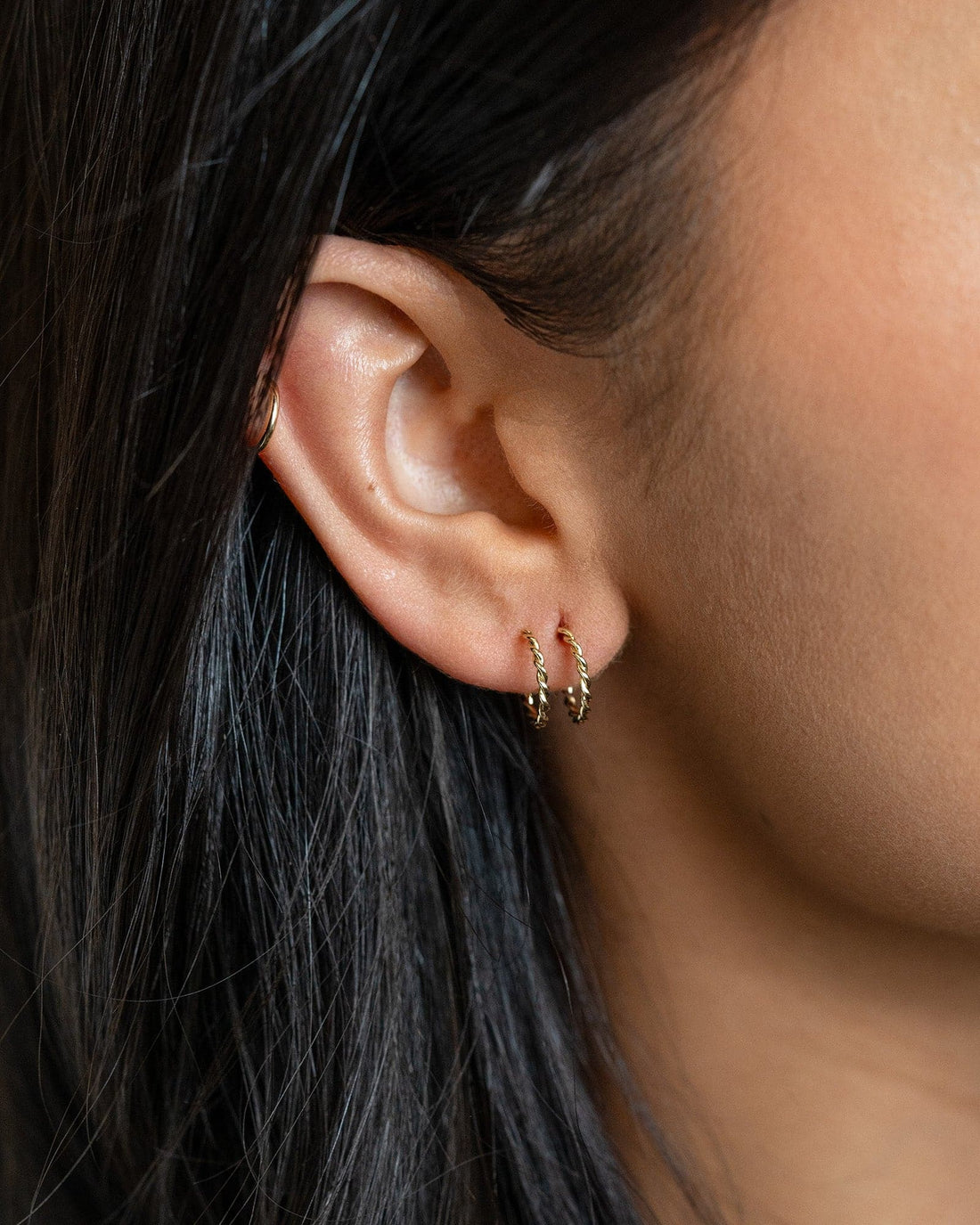Double Twist Hoop Earrings by Carla | Nancy B. - Skeie's Jewelers