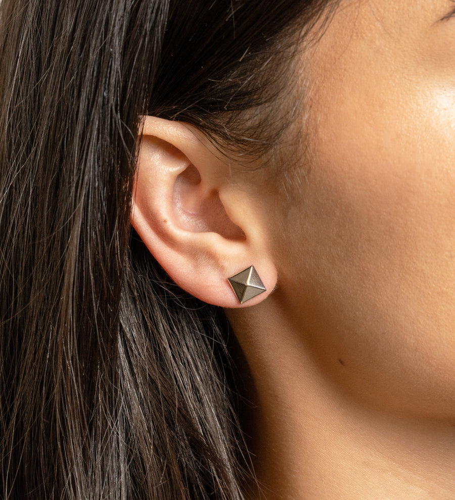 Pyramid Stud Earrings by Carla | Nancy B. - Skeie's Jewelers