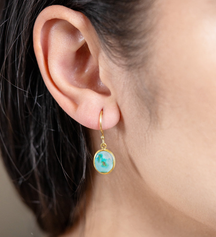 Lika Behar Turquoise Dangle Earrings - Skeie's Jewelers