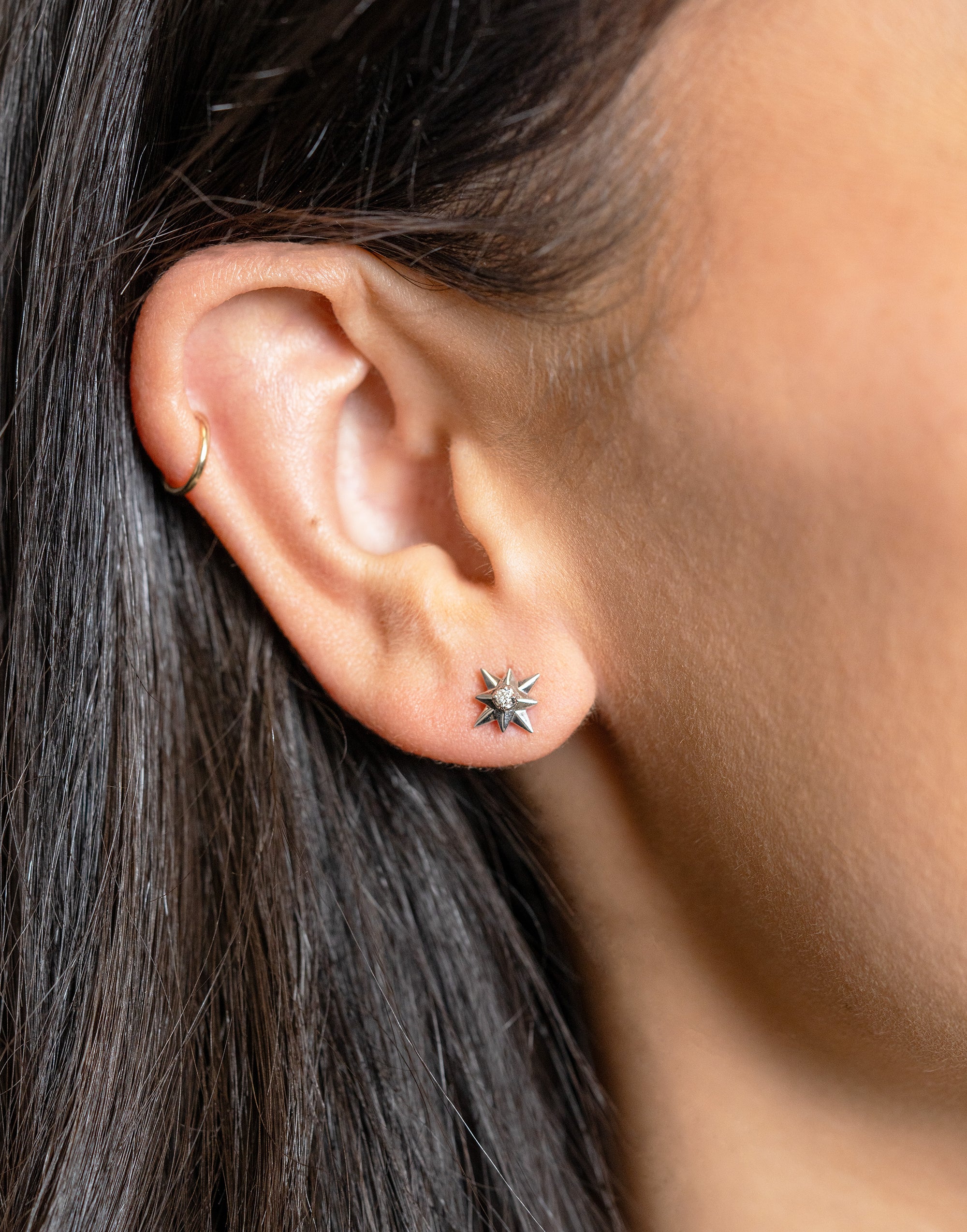 Gabriel & Co. Starburst Stud Earrings - Skeie's Jewelers
