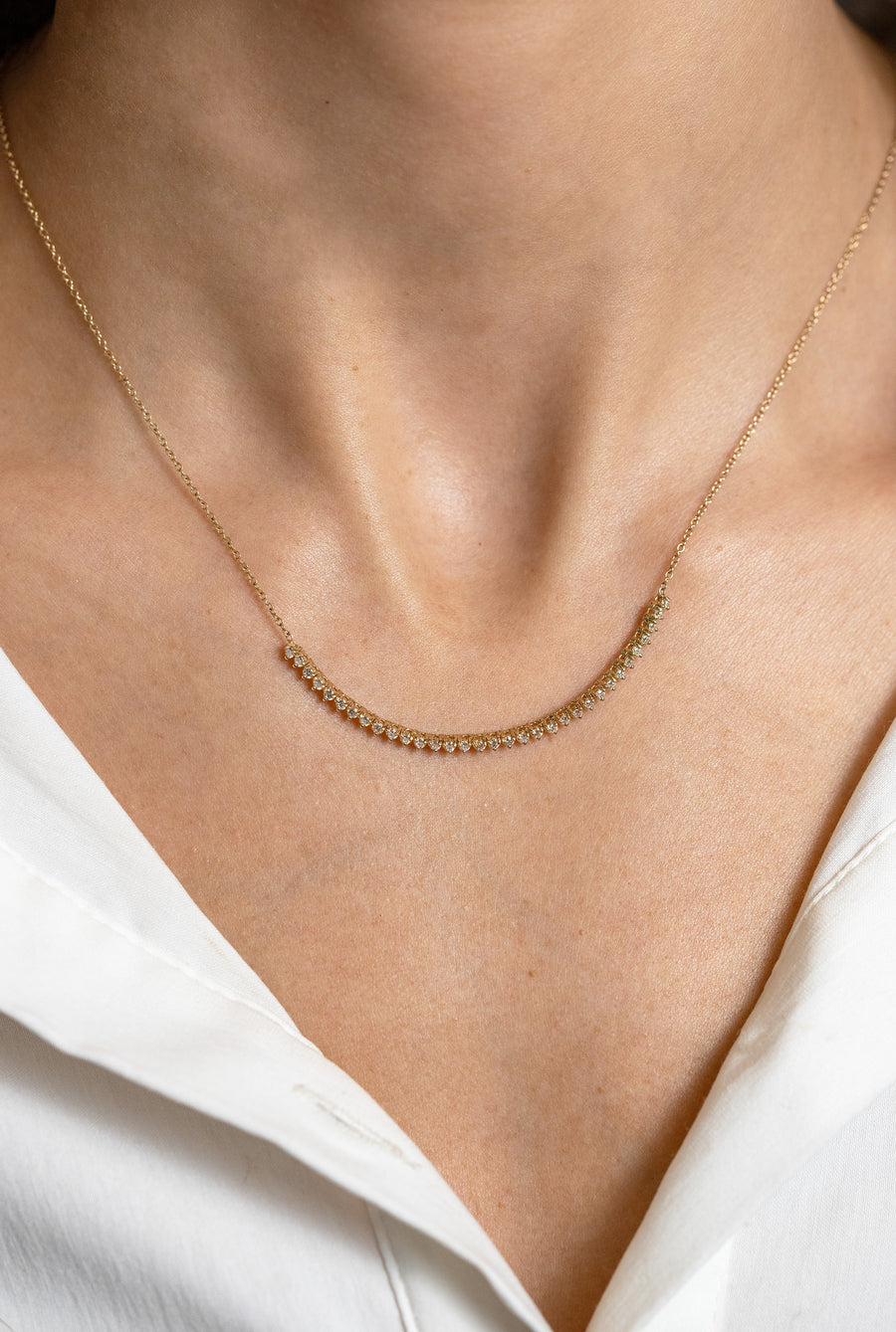 Zoe Chicco Diamond Segment Necklace