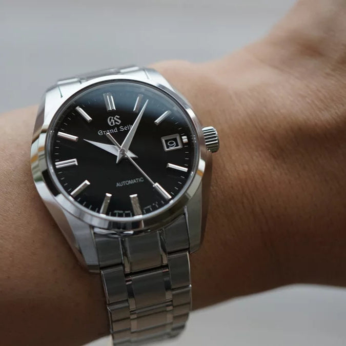 Grand Seiko SBGR317 Black Dial Automatic Watch - Skeie's Jewelers