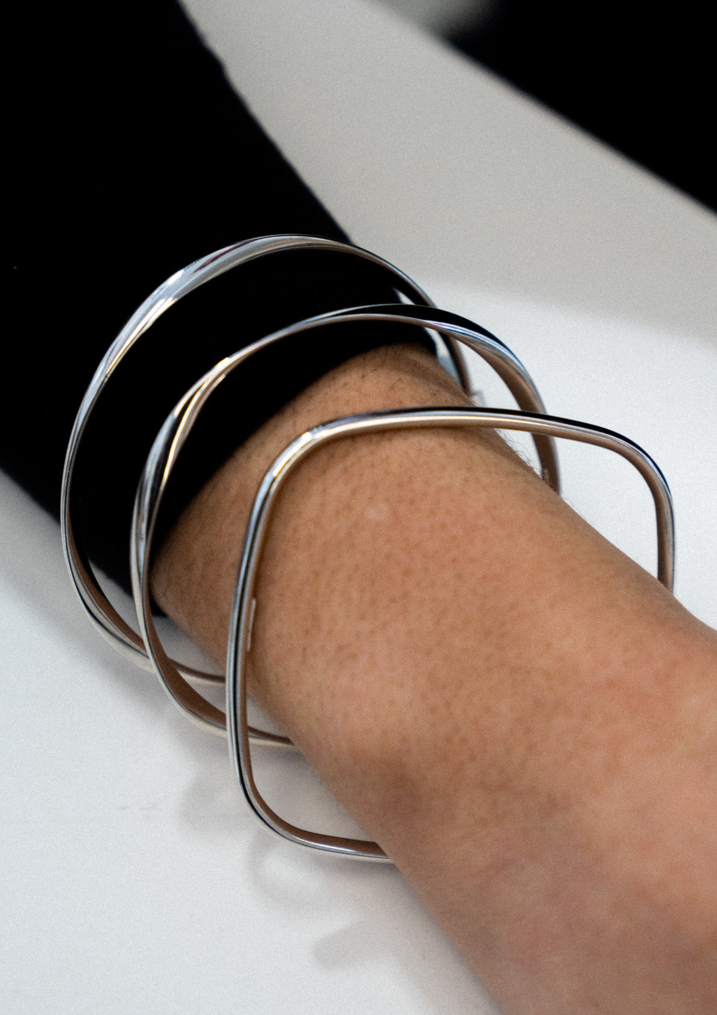 Silver Twist Bangle Bracelets - Skeie&#39;s Jewelers