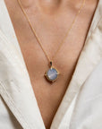 Skeie's Jewelers 14k Yellow Gold Blue Sapphire Pendant - Skeie's Jewelers