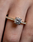 Skeie’s Signature Diamond Line Engagement Ring