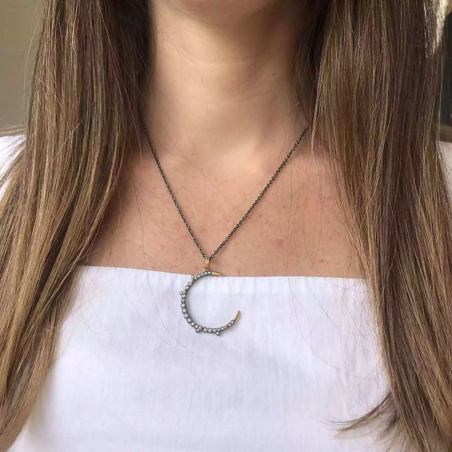 Lika Behar Dylan Celeste Moon Pendant