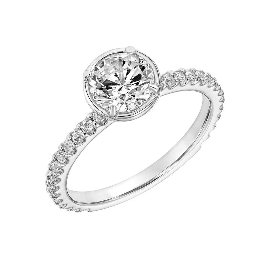 Bezel-Set Engagement Ring - Skeie's Jewelers