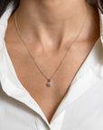Diamond Solitaire Pendant Necklace - Skeie's Jewelers