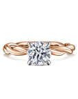 Gabriel & Co. 14K Gold Twisted Round Diamond Engagement Ring - Skeie's Jewelers