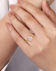 Gabriel & Co. 14K Gold Twisted Round Diamond Engagement Ring - Skeie's Jewelers